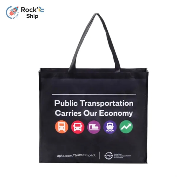 Rock'it 3-Day Sublimated PET Non-Woven Grocery Tote Bag - Rock'it 3-Day Sublimated PET Non-Woven Grocery Tote Bag - Image 0 of 1