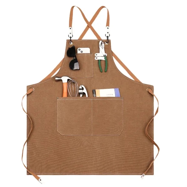 Heavyweight Canvas Apron - Heavyweight Canvas Apron - Image 3 of 7