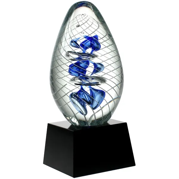 Cyclone Helix Crystal Base Glass Award - Cyclone Helix Crystal Base Glass Award - Image 1 of 1