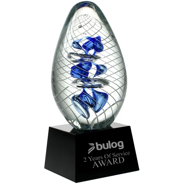 Cyclone Helix Crystal Base Glass Award - Cyclone Helix Crystal Base Glass Award - Image 0 of 1