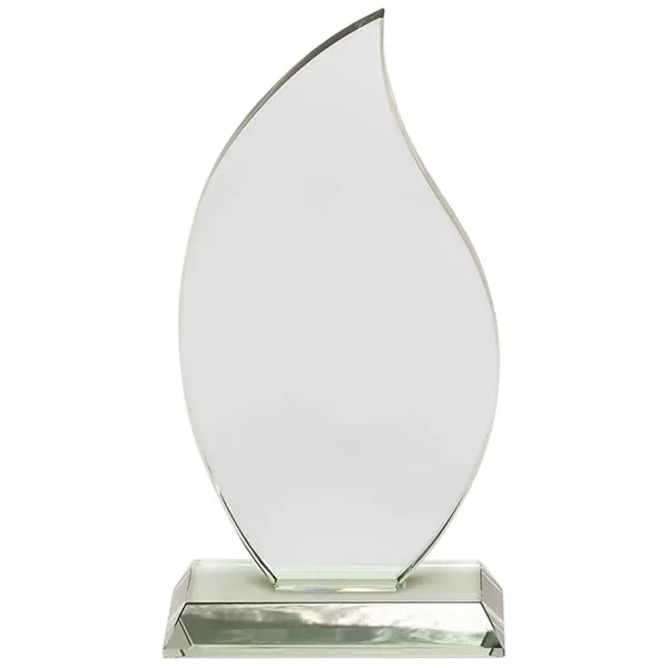 Unique Flame Design Jade Glass Awards - Unique Flame Design Jade Glass Awards - Image 1 of 1