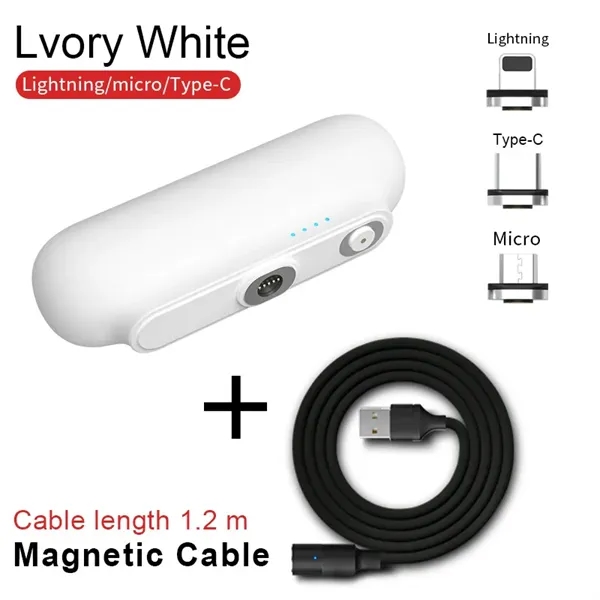 Mini Magnetic Capsule Charging Bank For Iphone And Android - Mini Magnetic Capsule Charging Bank For Iphone And Android - Image 4 of 5