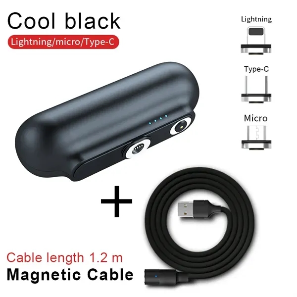 Mini Magnetic Capsule Charging Bank For Iphone And Android - Mini Magnetic Capsule Charging Bank For Iphone And Android - Image 5 of 5