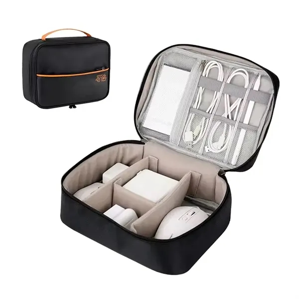 Electronics Travel Organizer - Portable Tech Gadget Storage - Electronics Travel Organizer - Portable Tech Gadget Storage - Image 2 of 8