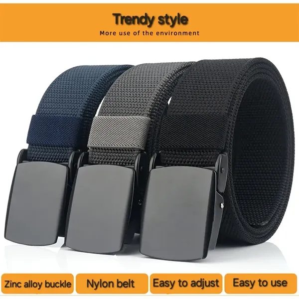 Metal Buckle Tactical Belt - Metal Buckle Tactical Belt - Image 4 of 8