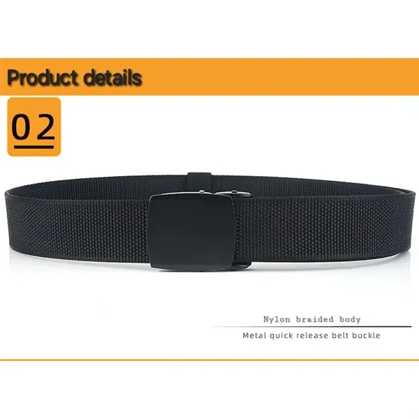 Metal Buckle Tactical Belt - Metal Buckle Tactical Belt - Image 5 of 8