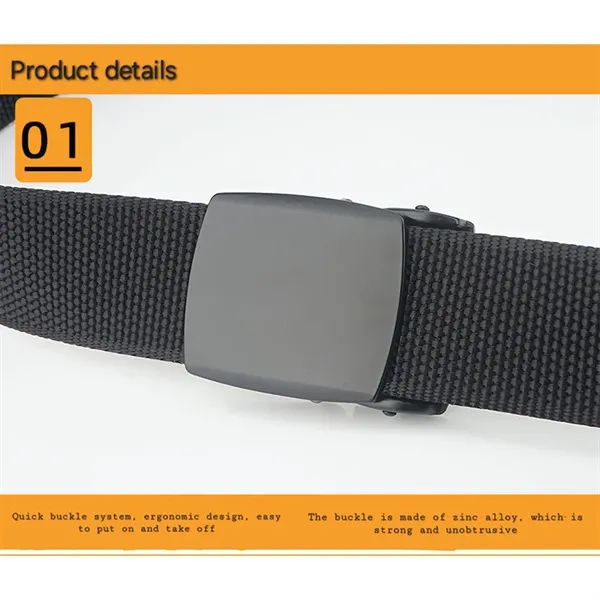 Metal Buckle Tactical Belt - Metal Buckle Tactical Belt - Image 6 of 8