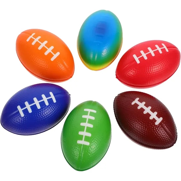 Promotional Mini Football Squeezie Stress Reliever 3.5 inch - Promotional Mini Football Squeezie Stress Reliever 3.5 inch - Image 2 of 3