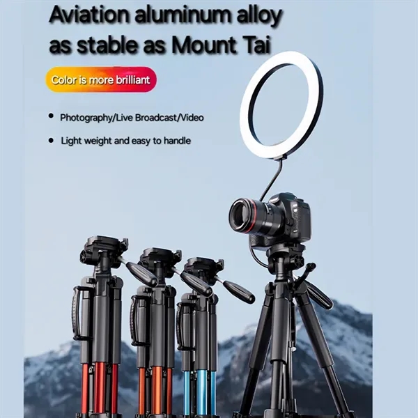 Camera and phone Tripod with Travel Bag and Mobile Holder - Camera and phone Tripod with Travel Bag and Mobile Holder - Image 7 of 7