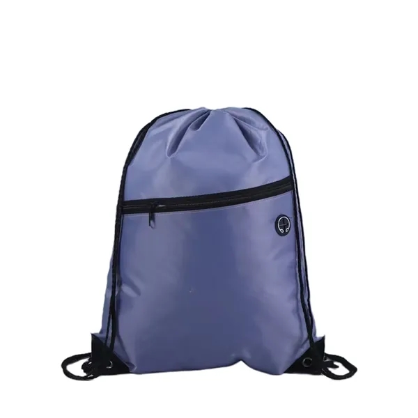 210D Drawstring Bag Basketball Organiser Fitness Backpacks - 210D Drawstring Bag Basketball Organiser Fitness Backpacks - Image 5 of 9