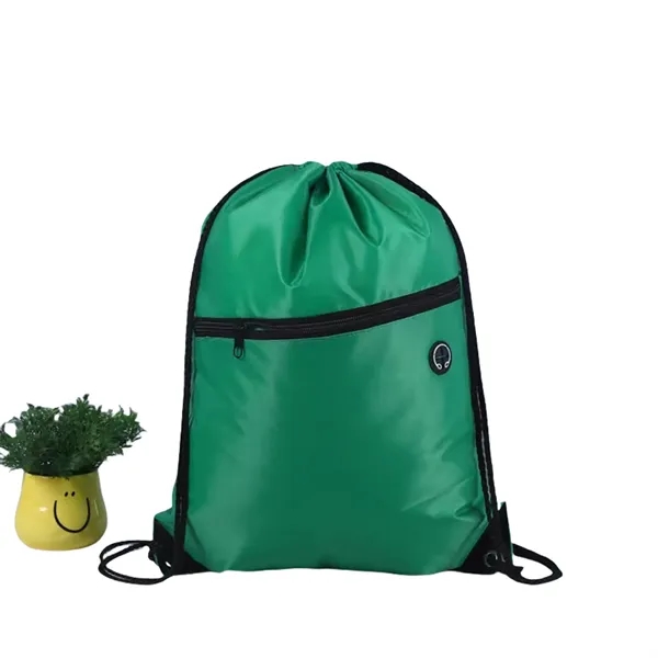 210D Drawstring Bag Basketball Organiser Fitness Backpacks - 210D Drawstring Bag Basketball Organiser Fitness Backpacks - Image 8 of 9