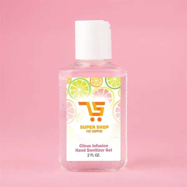 2 oz Travel Hand Sanitizer Gel with Moisturizing Beads