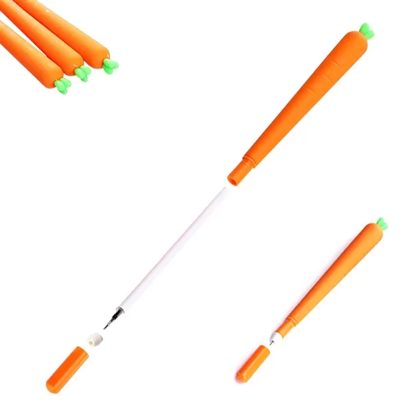 Cute Carrot Gel Pen For Student - Cute Carrot Gel Pen For Student - Image 2 of 3