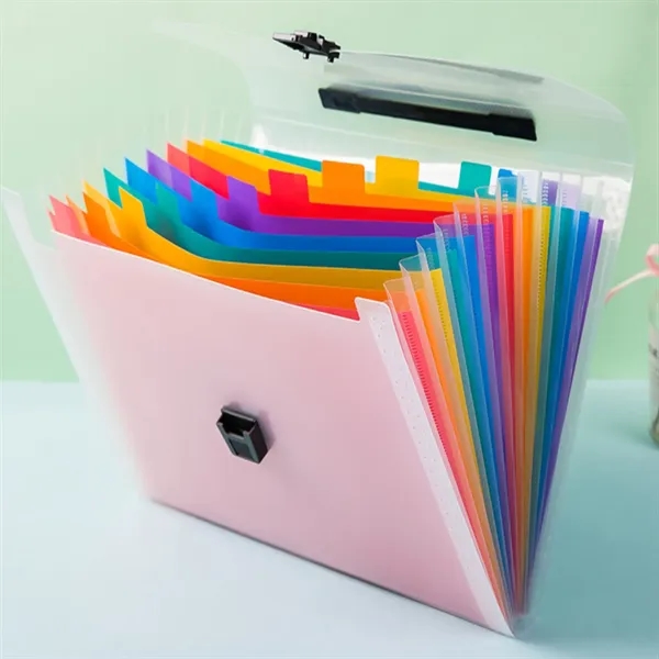 Colorful Expanding File Folder With Storage Label - Colorful Expanding File Folder With Storage Label - Image 2 of 3