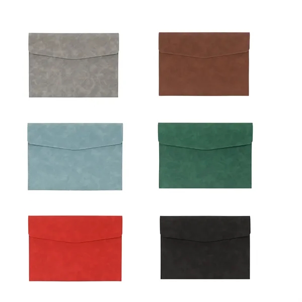 Vintage Pu Leather File Bag - Vintage Pu Leather File Bag - Image 1 of 2