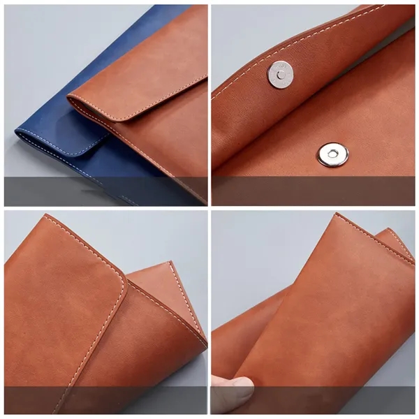 Vintage Pu Leather File Bag - Vintage Pu Leather File Bag - Image 2 of 2