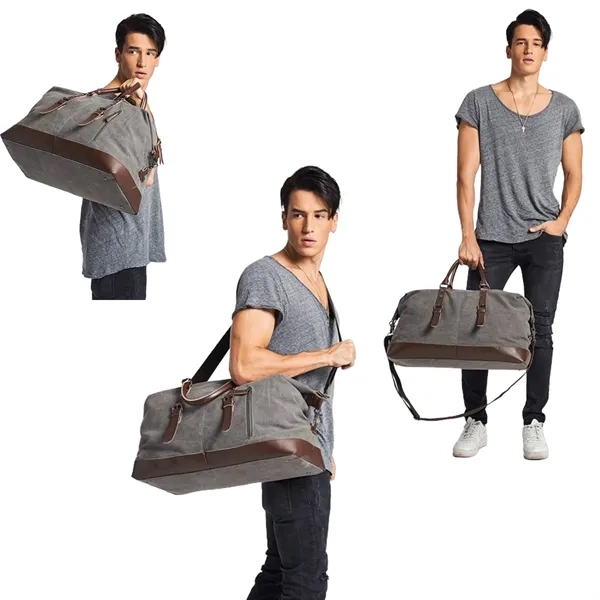 Travel Canvas Duffel Bag - Travel Canvas Duffel Bag - Image 4 of 4