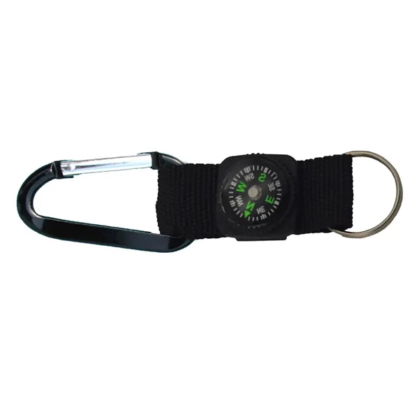 Carabiner With Compass For Camping Outdoors Adventure - Carabiner With Compass For Camping Outdoors Adventure - Image 2 of 8