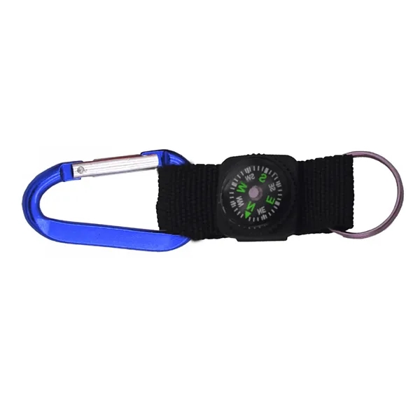 Carabiner With Compass For Camping Outdoors Adventure - Carabiner With Compass For Camping Outdoors Adventure - Image 3 of 8