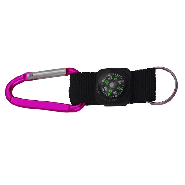Carabiner With Compass For Camping Outdoors Adventure - Carabiner With Compass For Camping Outdoors Adventure - Image 5 of 8