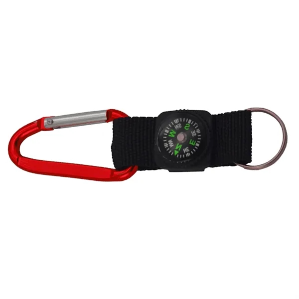 Carabiner With Compass For Camping Outdoors Adventure - Carabiner With Compass For Camping Outdoors Adventure - Image 6 of 8
