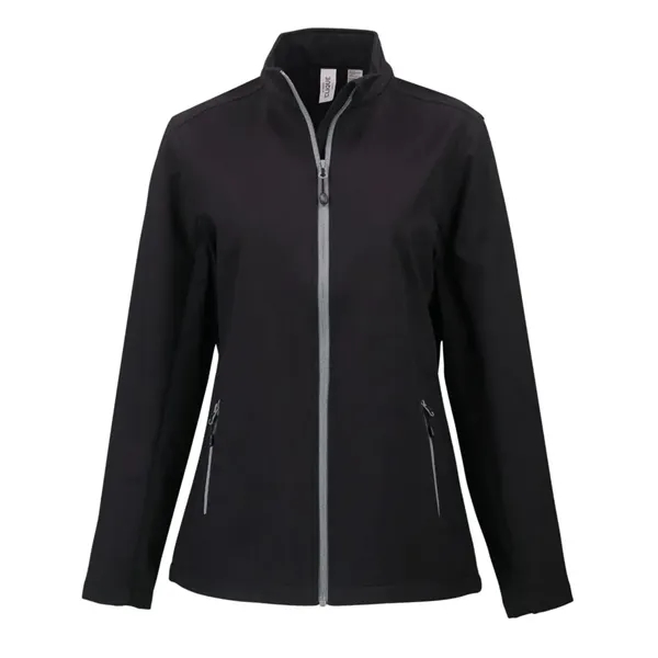 Clique Tempo Stretch Full Zip Womens Softshell Jacket - Clique Tempo Stretch Full Zip Womens Softshell Jacket - Image 1 of 9