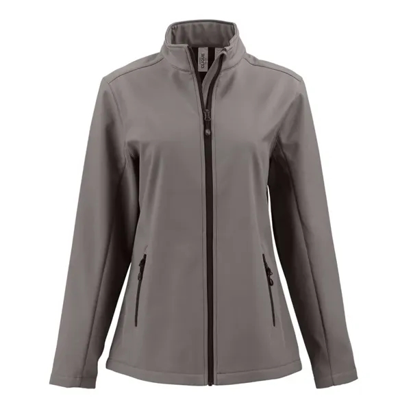 Clique Tempo Stretch Full Zip Womens Softshell Jacket - Clique Tempo Stretch Full Zip Womens Softshell Jacket - Image 3 of 9