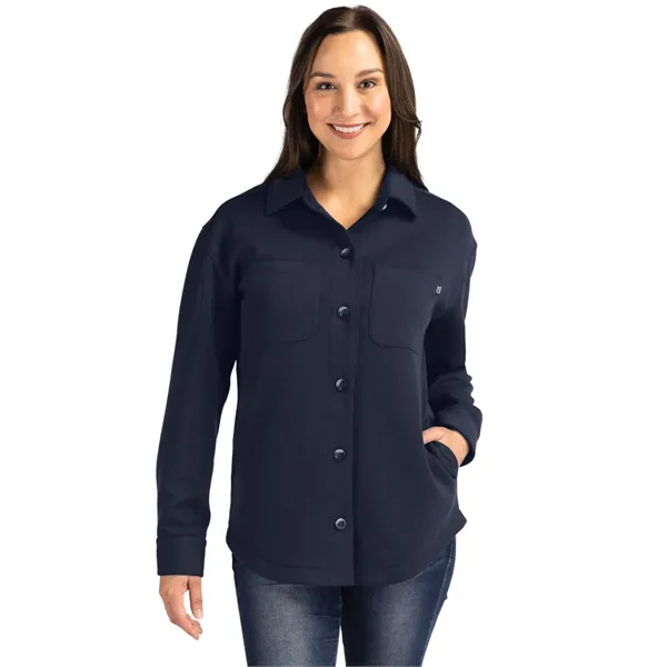 Cutter & Buck Roam Recycled Buttery-Soft Knit Womens Butt...