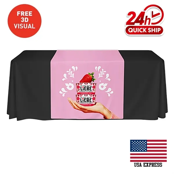 Premium 24" x 80" Table Runner Dye Sublimated - Premium 24" x 80" Table Runner Dye Sublimated - Image 0 of 1