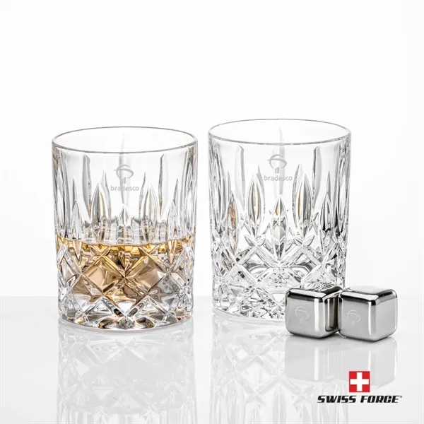 Swiss Force® S/S Ice Cubes & 2 RIEDEL Spey OTR