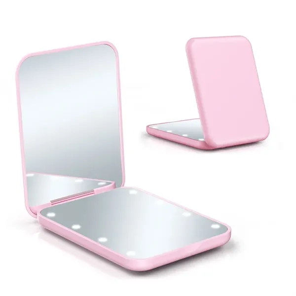 Travel Makeup Mirror with Light for Giveaway Gift - Travel Makeup Mirror with Light for Giveaway Gift - Image 2 of 11