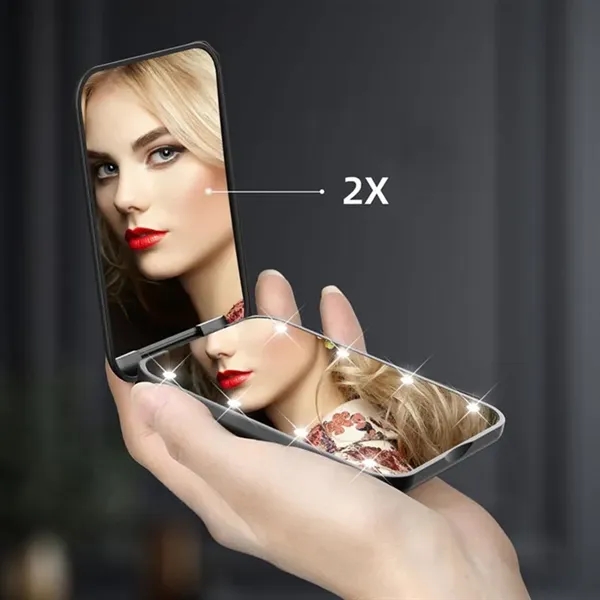 Travel Makeup Mirror with Light for Giveaway Gift - Travel Makeup Mirror with Light for Giveaway Gift - Image 8 of 11