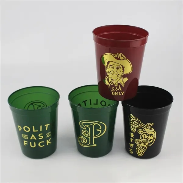 16oz Plastic Stadium Cups - 16oz Plastic Stadium Cups - Image 1 of 14