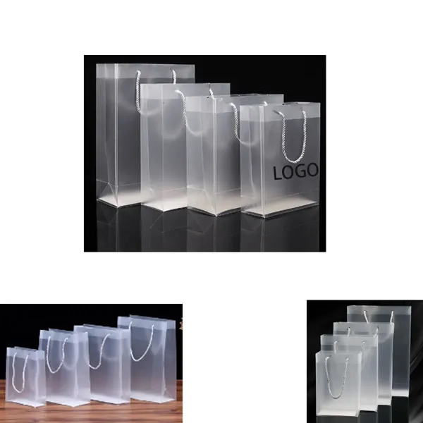 Customizable Portable Comfortable Clear Pvc Tote Bag - Customizable Portable Comfortable Clear Pvc Tote Bag - Image 0 of 1