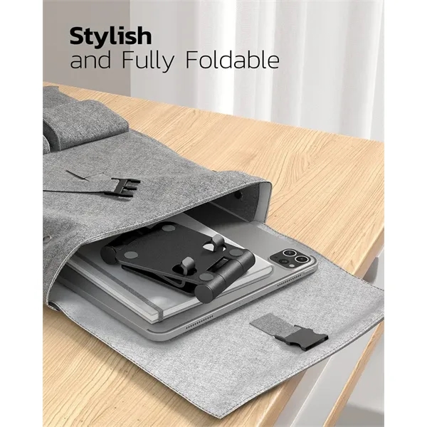 Dual Folding Cell Phone Stand - Dual Folding Cell Phone Stand - Image 5 of 6