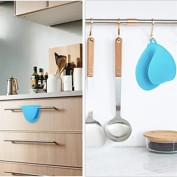 Kitchen Silicone Heat Resistant Cooking Pinch Oven Mitts - Kitchen Silicone Heat Resistant Cooking Pinch Oven Mitts - Image 4 of 4