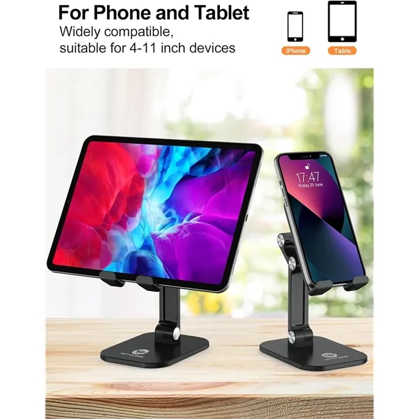 Angle Height Adjustable Cell Phone Tablet Stand - Angle Height Adjustable Cell Phone Tablet Stand - Image 3 of 6