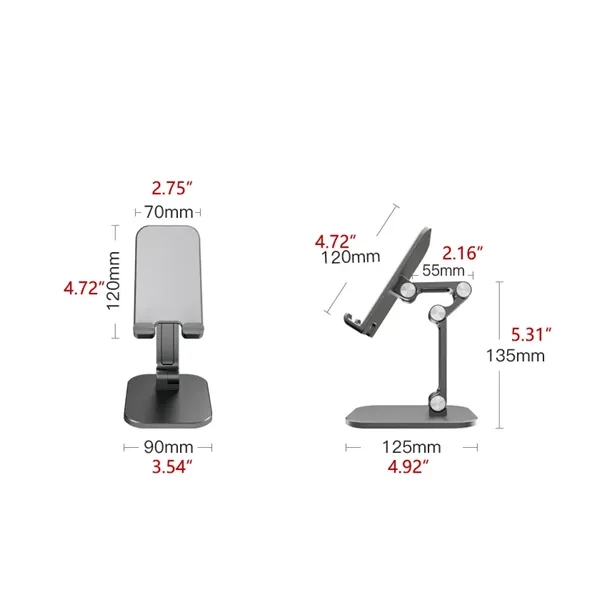 Angle Height Adjustable Cell Phone Tablet Stand - Angle Height Adjustable Cell Phone Tablet Stand - Image 6 of 6