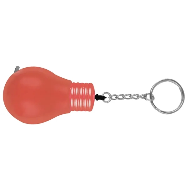 Light Bulb Shape Tape Measure with Key Chain - Light Bulb Shape Tape Measure with Key Chain - Image 2 of 5