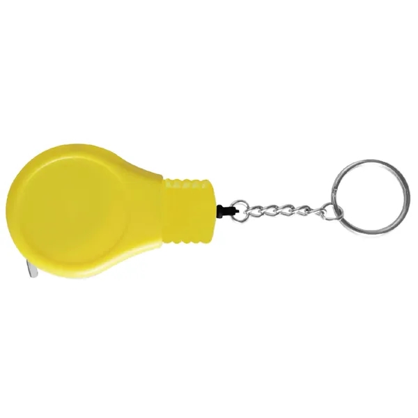 Light Bulb Shape Tape Measure with Key Chain - Light Bulb Shape Tape Measure with Key Chain - Image 5 of 5