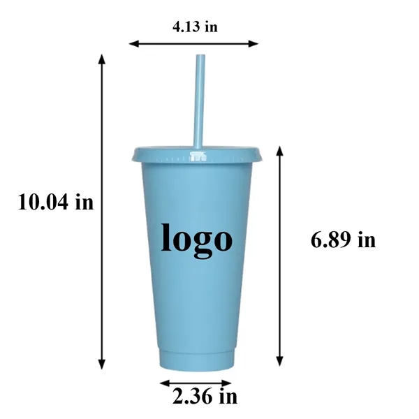 Plastic Cute Cups With Lids And Straws Bulk For Iced Coffee - Plastic Cute Cups With Lids And Straws Bulk For Iced Coffee - Image 1 of 1