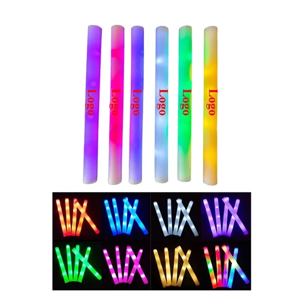 LED Light Up Glow In The Dark Foam Cheer Stick - LED Light Up Glow In The Dark Foam Cheer Stick - Image 0 of 4
