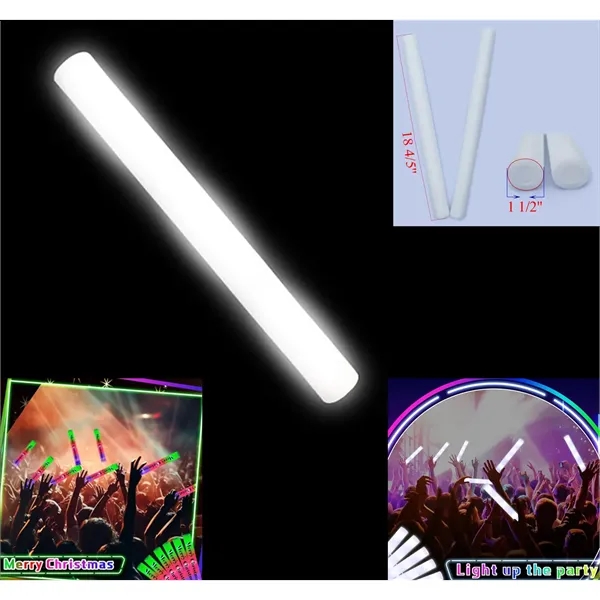 LED Light Up Glow In The Dark Foam Cheer Stick - LED Light Up Glow In The Dark Foam Cheer Stick - Image 1 of 4
