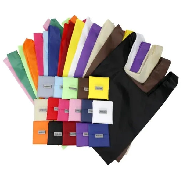 Foldable Grocery Shopping Tote Bags with Pouch - Foldable Grocery Shopping Tote Bags with Pouch - Image 0 of 4