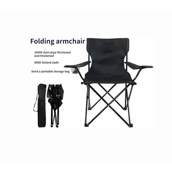 Foldable Camping Fishing Beach Chair w/Padded Arm Pad - Foldable Camping Fishing Beach Chair w/Padded Arm Pad - Image 4 of 4