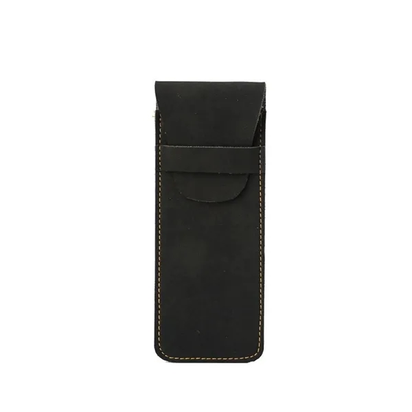 PU Leather Flip Cover Pen Case - PU Leather Flip Cover Pen Case - Image 2 of 7