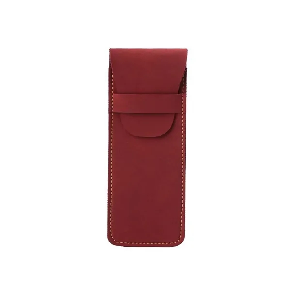 PU Leather Flip Cover Pen Case - PU Leather Flip Cover Pen Case - Image 5 of 7