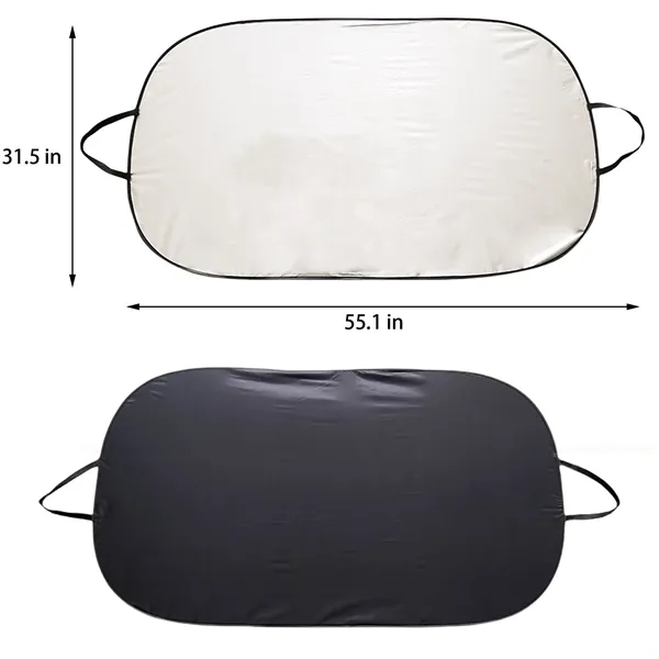 Folding Car Sunshade Front side - Folding Car Sunshade Front side - Image 1 of 5
