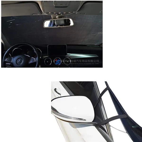 Folding Car Sunshade Front side - Folding Car Sunshade Front side - Image 3 of 5