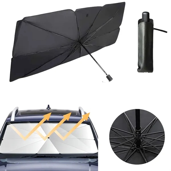 Car Windshield Sun Shade Umbrella - Car Windshield Sun Shade Umbrella - Image 3 of 7
